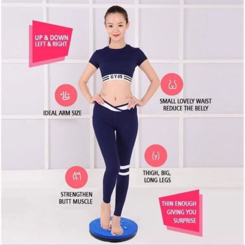 Waist Twisting Disc Alat Olahraga Putar Tubuh Olah Raga Putar Pengecil Perut Pinggang Alat Slim