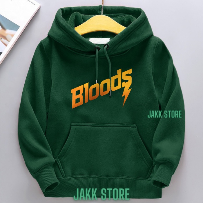 Sweater Anak Perempuan Laki Laki/Sweeter BLOODS Anak Usia 2-15 Tahun/Hoodie Anak Keren/Hodie Anak Anak Terbaru