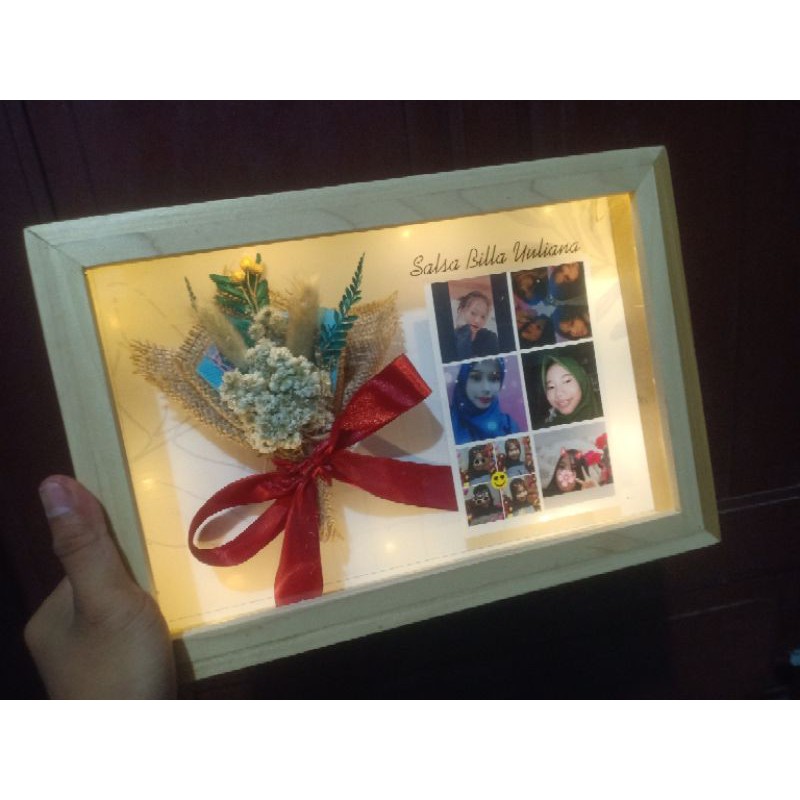 Flower in Frame / Bunga Bingkai / Bunga Kering / Kado Unik