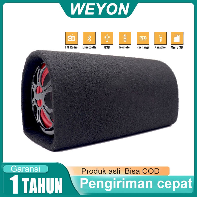 Weyon Bluetooth Speaker Portable Subwoofer 5inch/6inch/8inch/10inch/12inch Speaker Aktif T101BT Speaker Subwoofer super bass mantap bisa mic karaoke mobil T 101BT