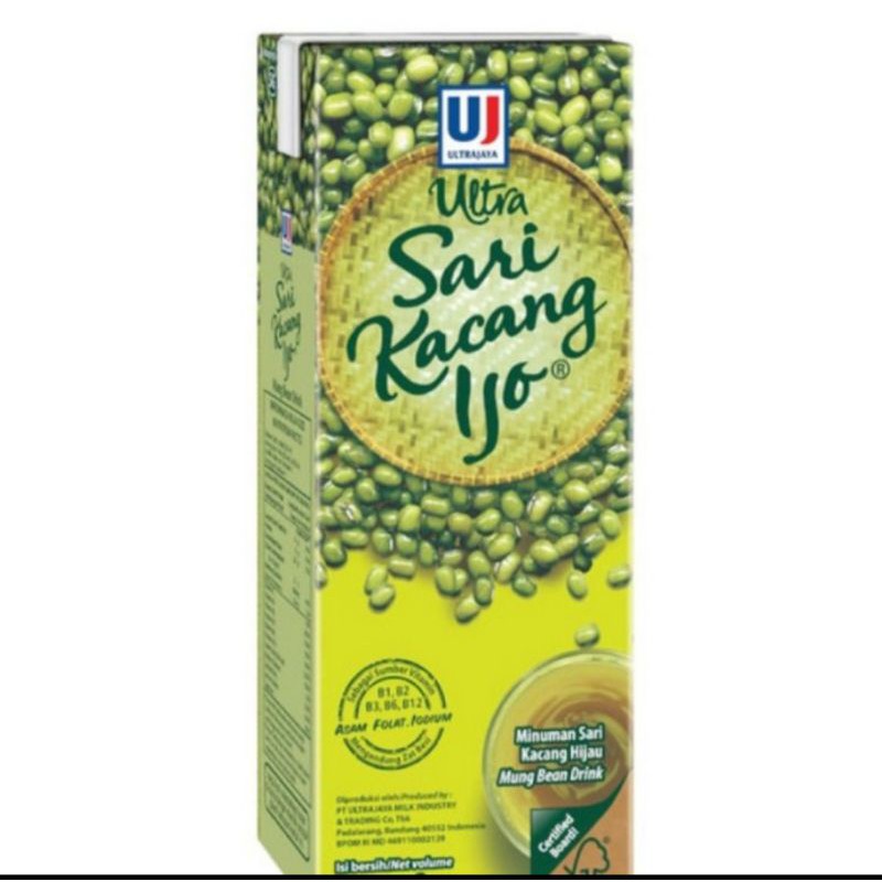 

Sari kacang ijo ultra jaya 250ml eceran