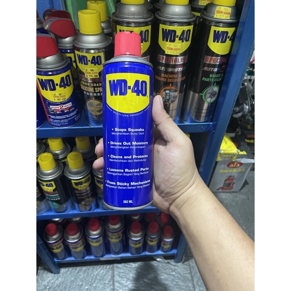 WD 40 382 ML/ lubrican pelumas WD40 kemasan 382ML/cairan penghilang karat WD-40