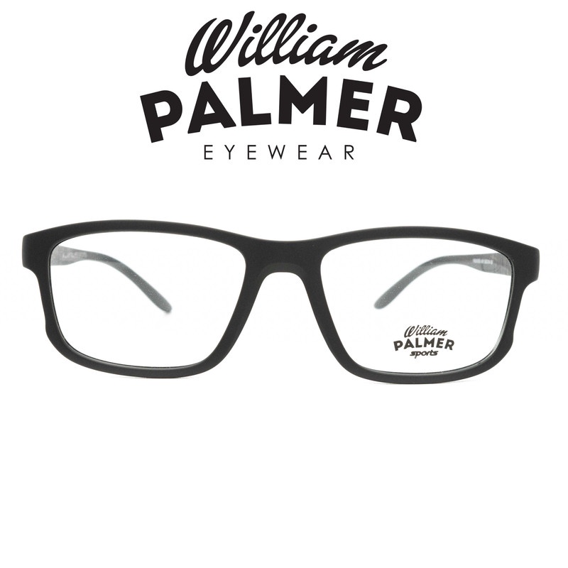 William Palmer Kacamata Pria Wanita Sport 01370 C001 Black