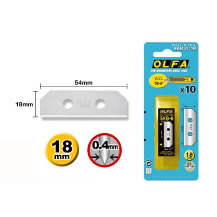 

Update Refill Blade Cutter Olfa Skb-8/10B Berkualitas