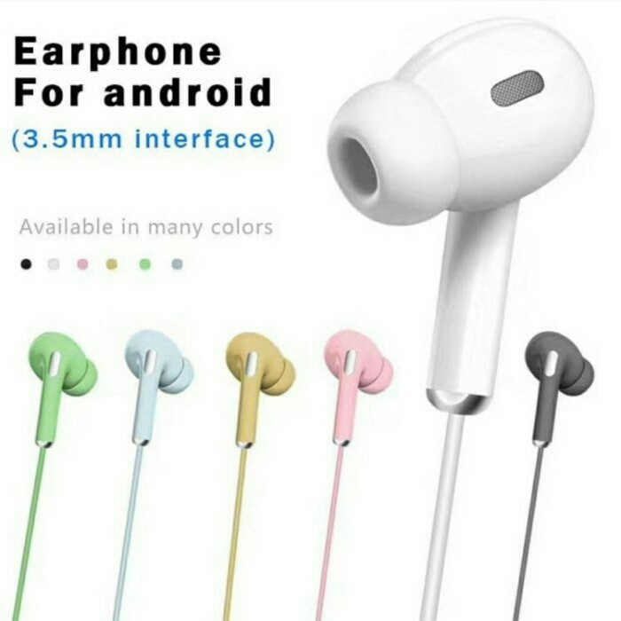 Headset Music Angel Macaron U19 Android Handsfree Earphone HIFI Sound Extra Bass Universal