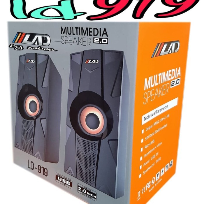 LAD Speaker Komputer LD-919 Super Bass