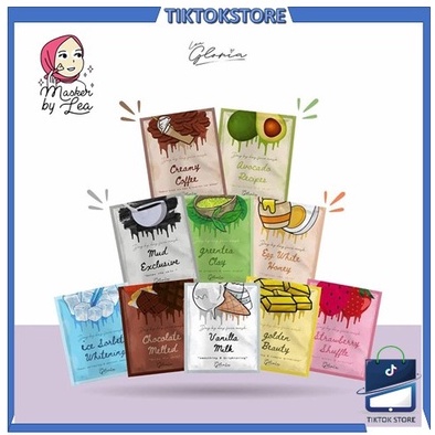 TIKTOK - Masker Organik by LEA Gloria | Masker Bubuk by LEA Gloria 20 gr BPOM