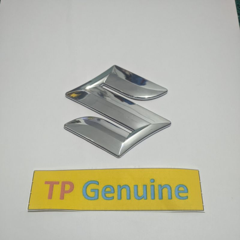 Emblem logo S suzuki belakang APV karimun 8 x 8 cm
