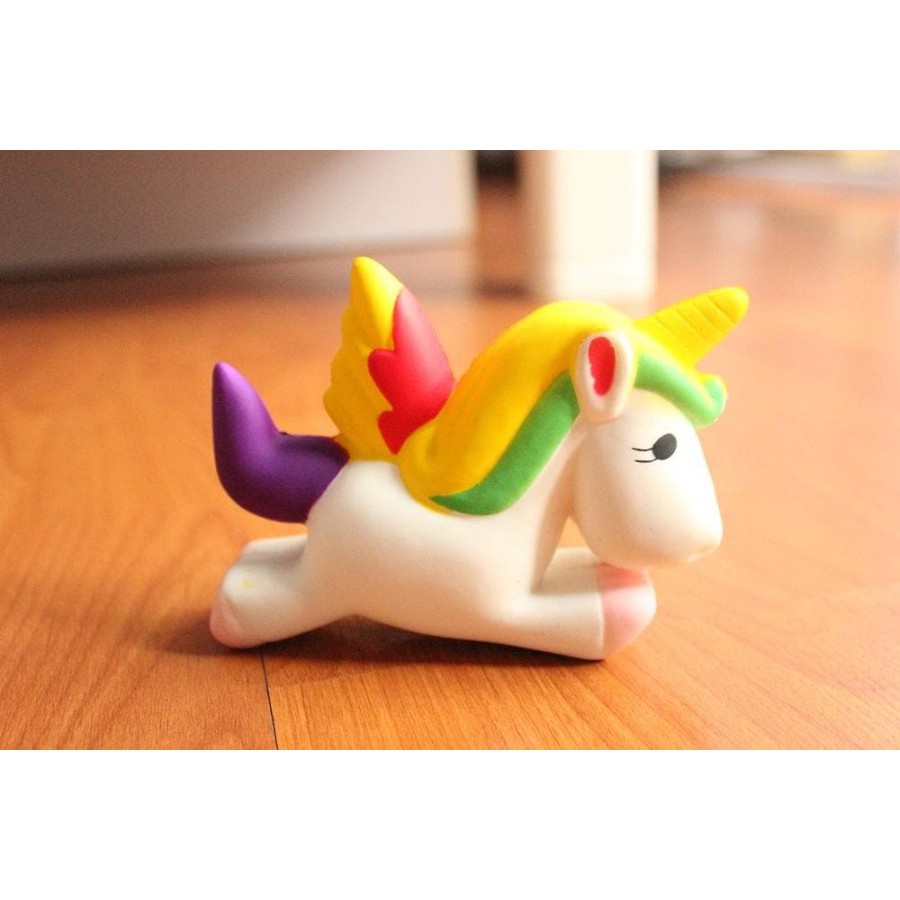 Squishy Flying Unicorn rainbow supersoft wangi