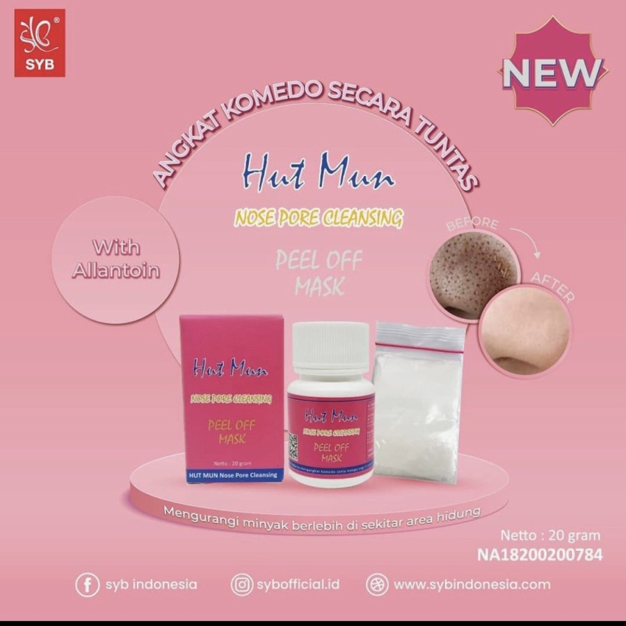 HUT MUN ORIGINAL BPOM / blackheads / nose pore cleansing