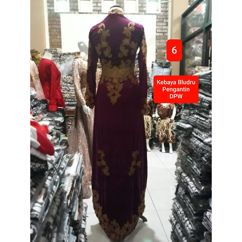 Kebaya Pengantin Bludru