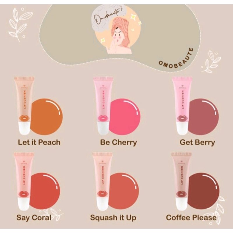 ☀️cahaya acc☀️emina lip cushion
