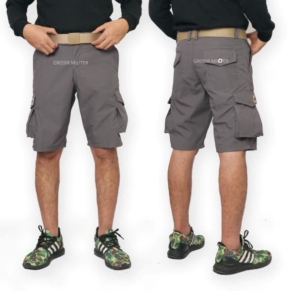 Celana Cargo GM Mode Tactical Pendek Ripstop Original