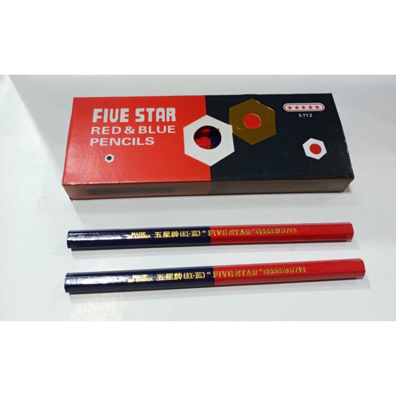 

Pinsil Merah Biru/Pensil Baju/Pensil Pola Baju