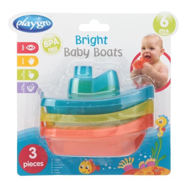 Playgro Bright Baby Boats 6m+