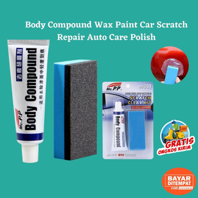 Body Compound Wax Paint Car Scratch Repair Auto Care Polish