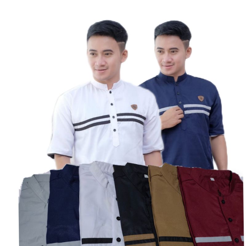 Baju koko kurta M L XL ( bahan katun toyobo)