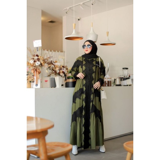 KHADIJA DRESS BY ALCAVELLA ORIGINAL TERBARU