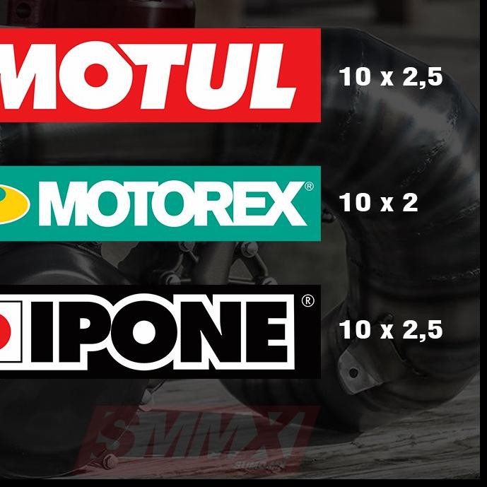 ✻ Sticker Stiker oli motul ipone motorex ➵