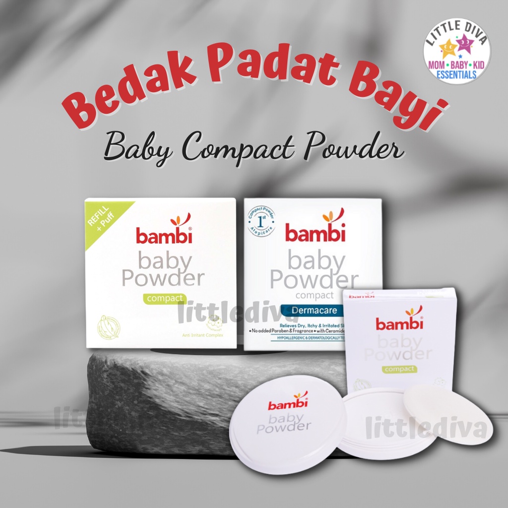 Bedak Padat Bayi Baby Compat Powder all variant untuk iritasi kulit