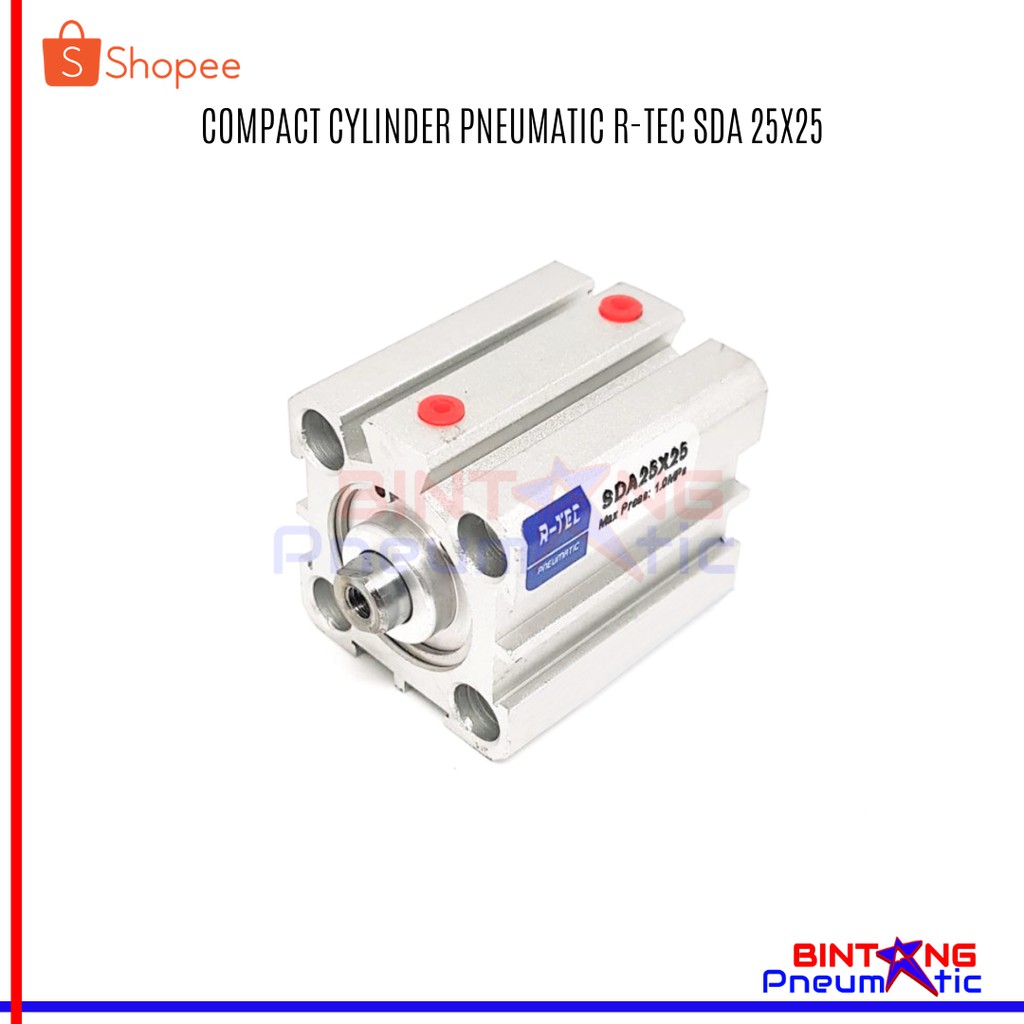 

SDA 25X25 COMPACT CYLINDER PNEUMATIC R-TEC
