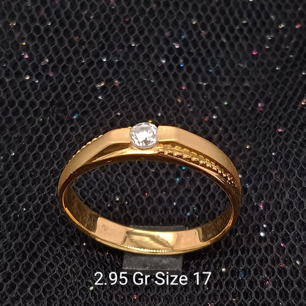 New Cincin Emas 17K - 2.95 gr Kadar 750 - 1591