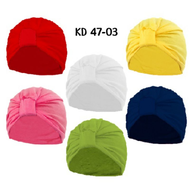 Turban Bayi Kiddy / Turban Anak / Turban Balita Kupluk Bayi  Wanita KD 4703