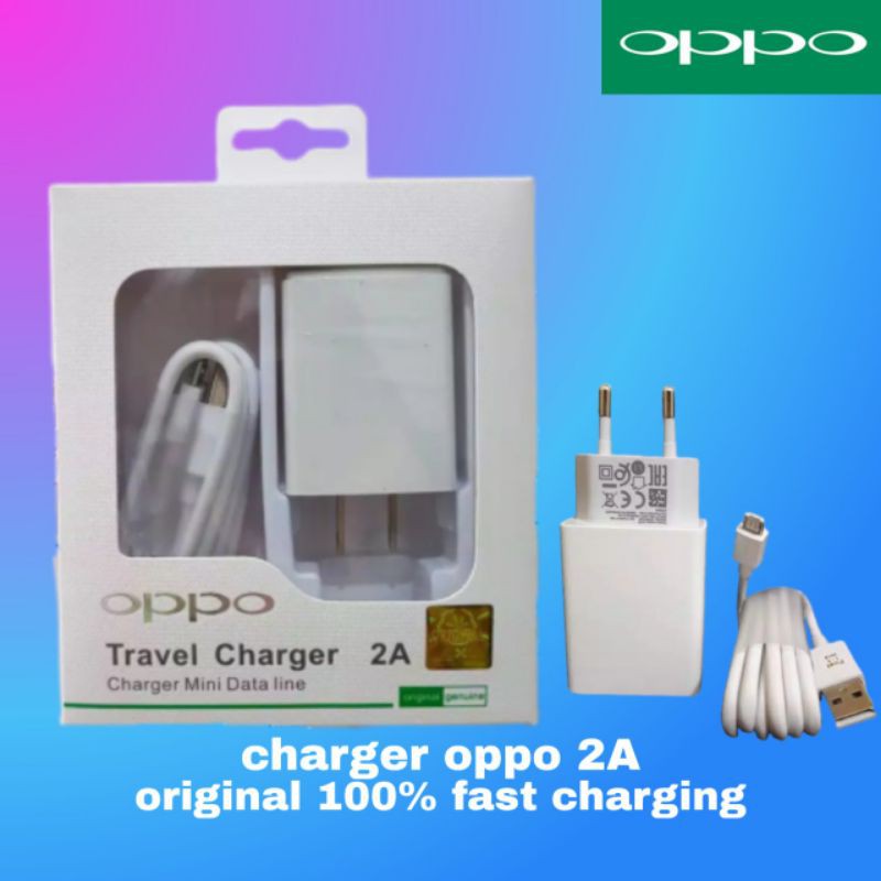 Charger Oppo Original 100% Fast Charging/Charger Oppo F9 F7 F5 F1s F1plus f3plus A7 A83 A3s A37