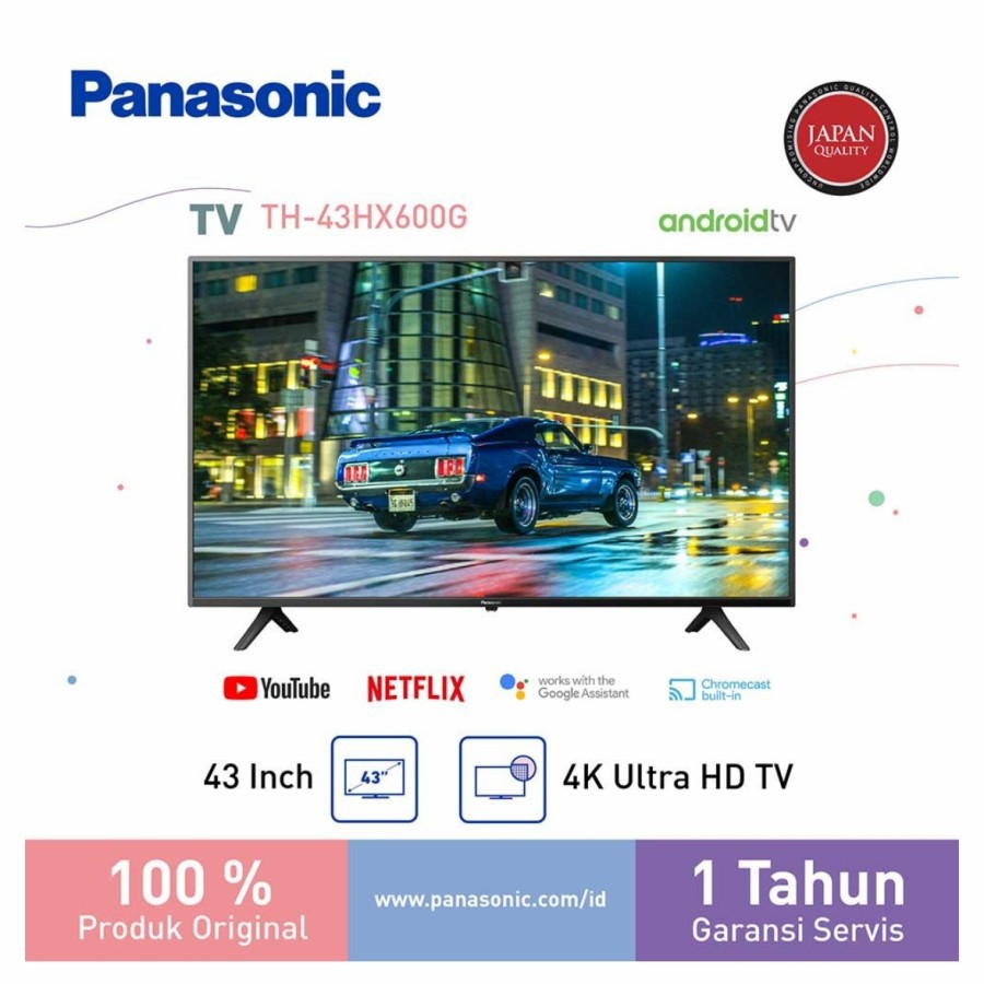 LED Panasonic TH43HX600G / Panasonic Android TV TH 43HX600 4K HDR LED