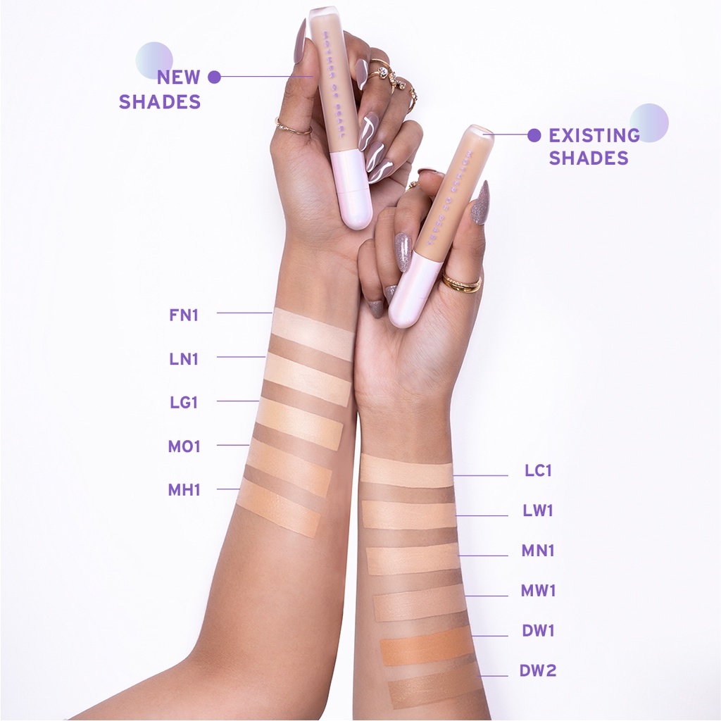 MOP Mother Of Pearl - Cover Age High Coverage Creamy Concealer - LN1 Menutup Jerawat Kemerahan Warna Kulit yang Tidak Merata