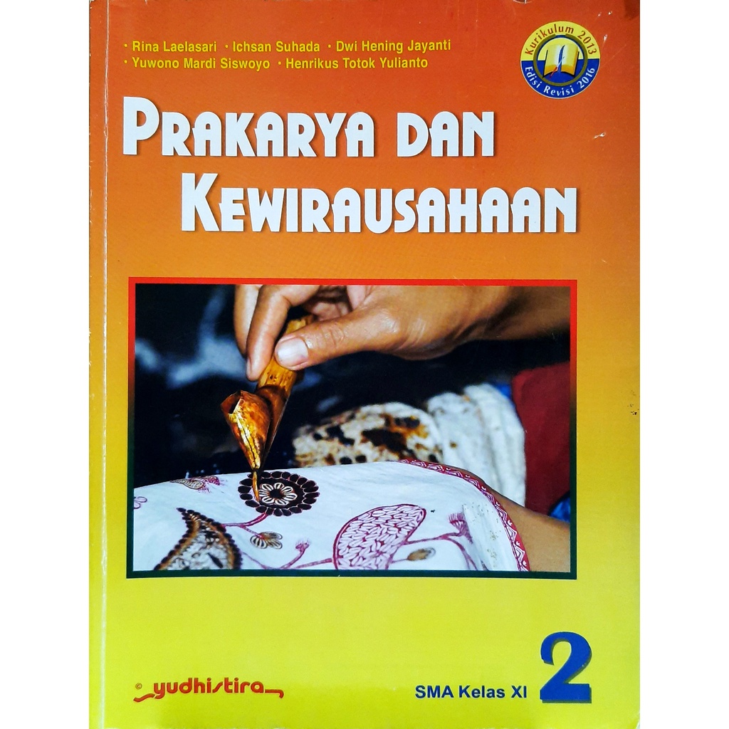 Buku Prakarya Kelas 11 Sma Kurikulum 2013 Revisi Yudhistira Shopee Indonesia