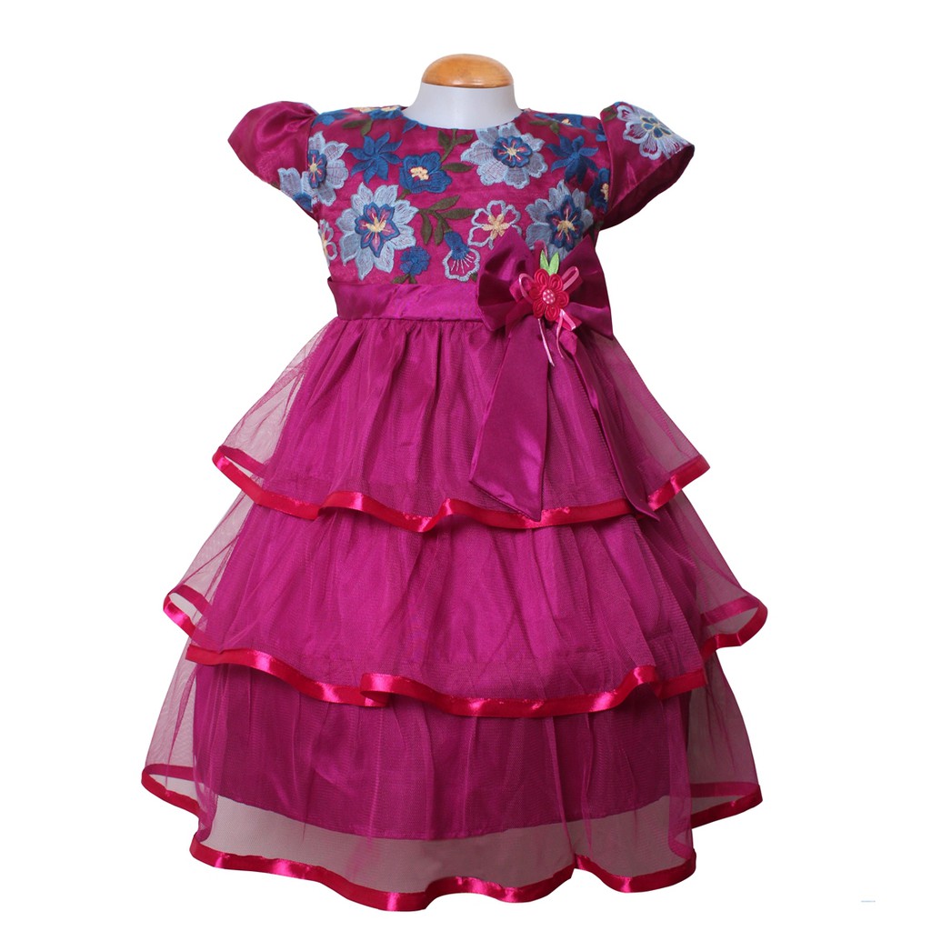 Dress Kids Belis/Dress Murah/Gaun Anak 5 - 12 Tahun/Baju Anak Jalan - Jalan