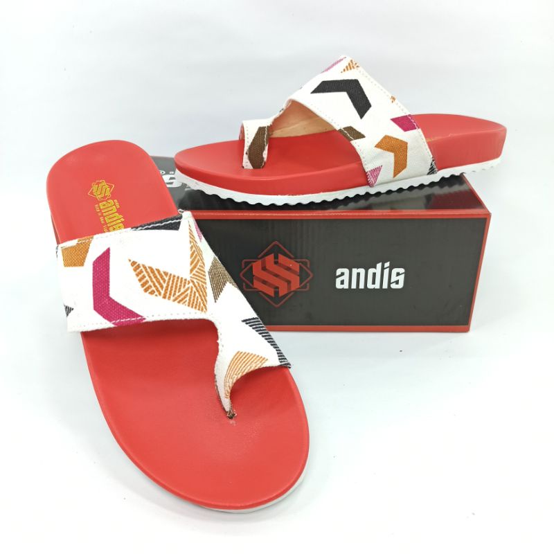 Sandal Birken Motif Sendal Wanita Slip On Andis AF04