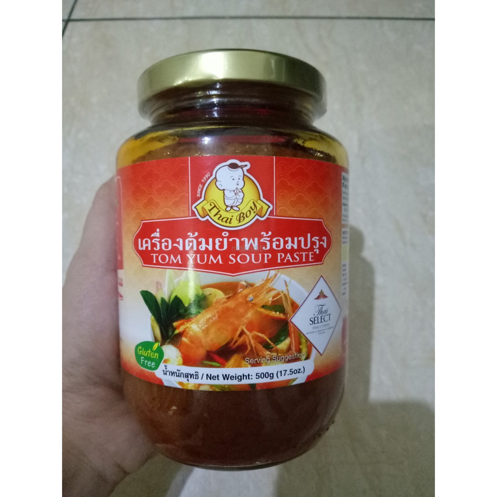 

Thai Boy Tom Yum Paste 500 Gr