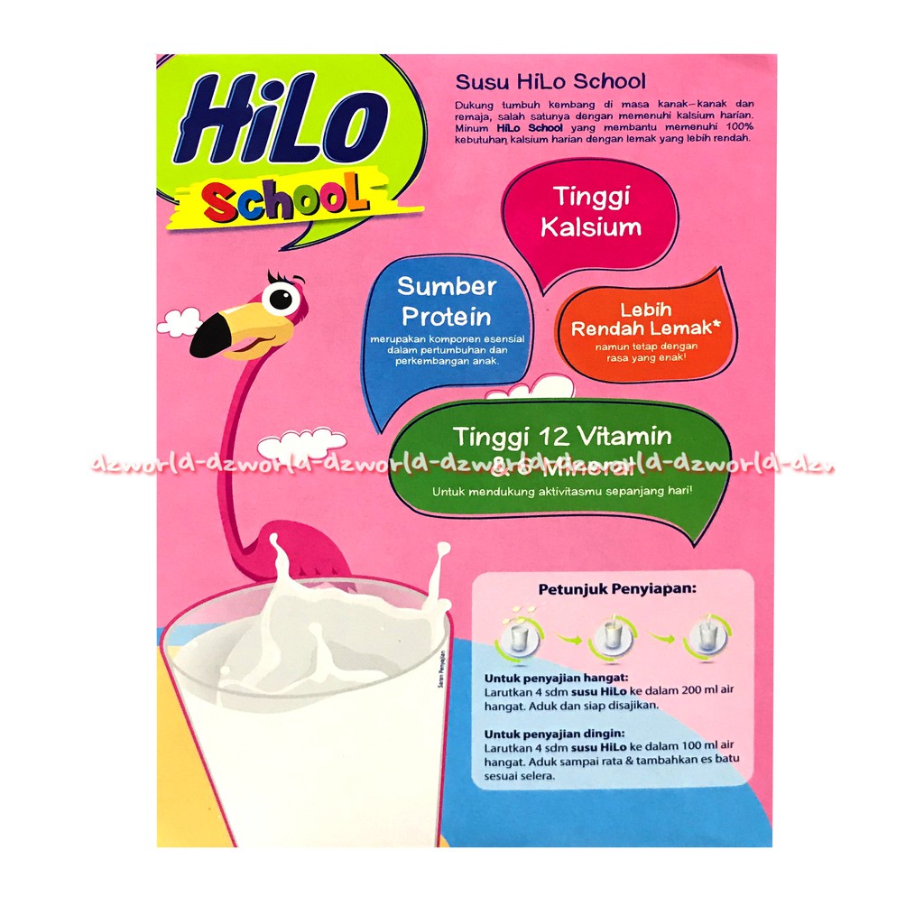 Hilo School Vanilla Vegiberi 500gr Susu Formula Bubuk Mineral Alami Yang Diolah Khusus Hilo Sku