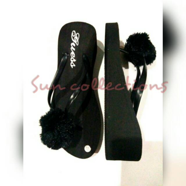 Wedges Pompom Guess 5 Cm / Pompom wedges