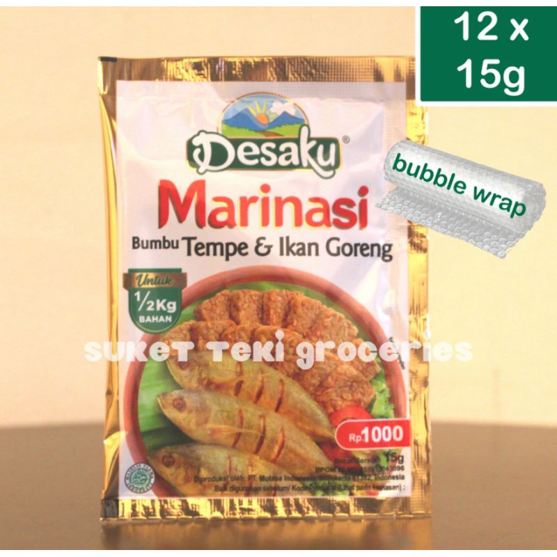 Desaku Marinasi Bumbu Ikan Tempe Goreng 15gr renceng isi 12