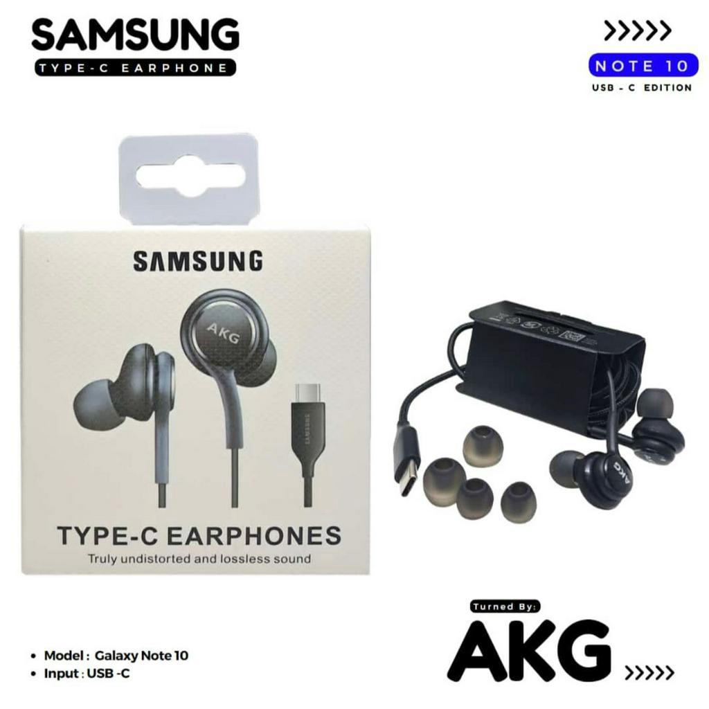 Earphone Headset Samsung Tuned by AKG Jack 3.5mm &amp; Type C PROMO SEN