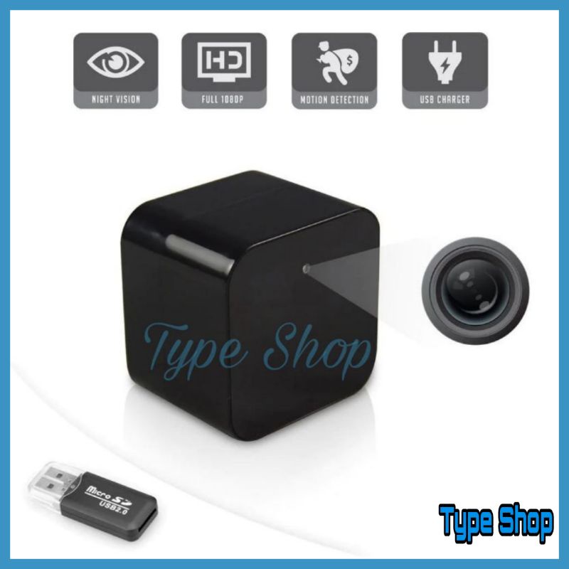 SPY CAM KAMERA PENGINTAI ADEPTOR CAMERA CHARGER SPY CAM CHARGER USB M1-3