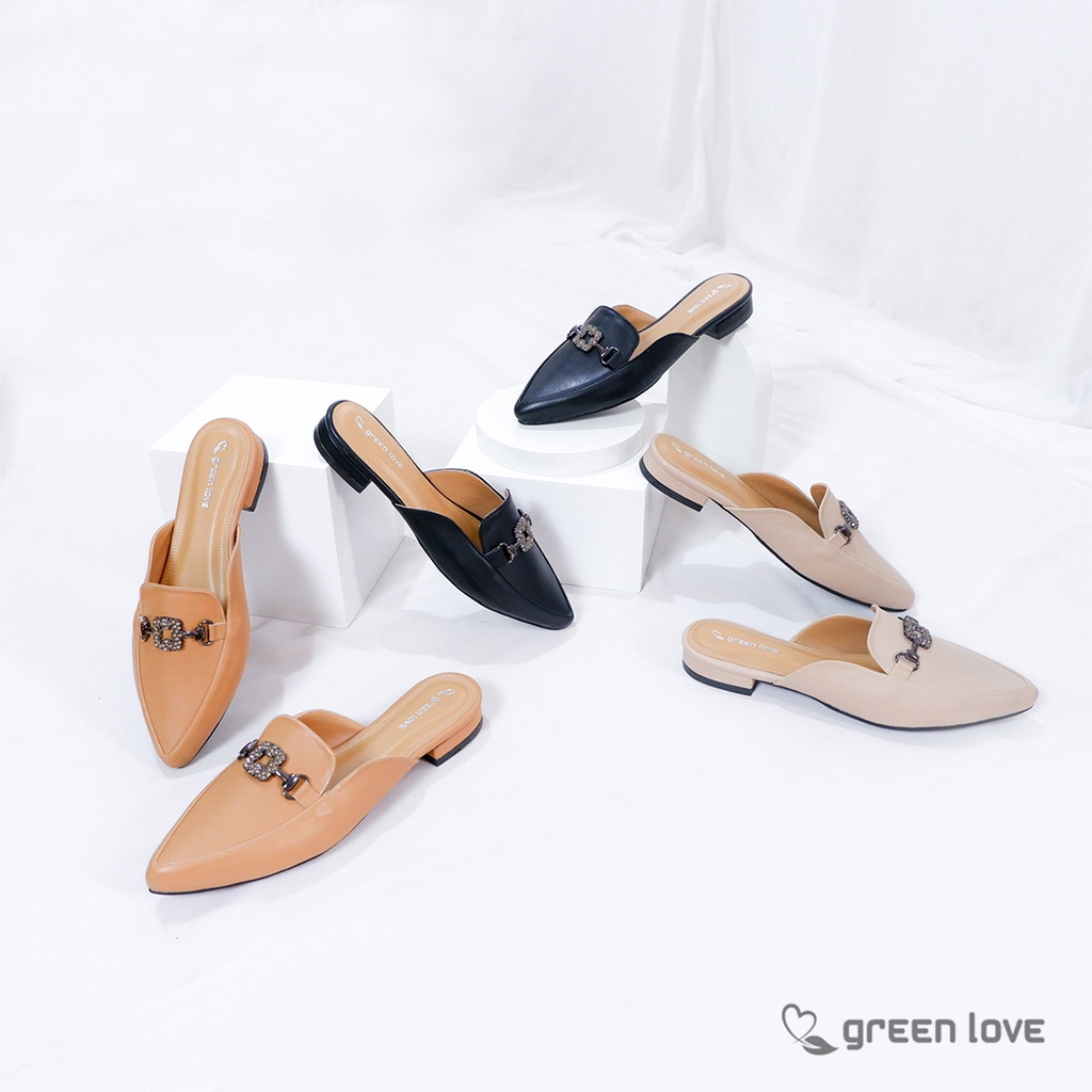 Green Love slip on wanita GARCIA