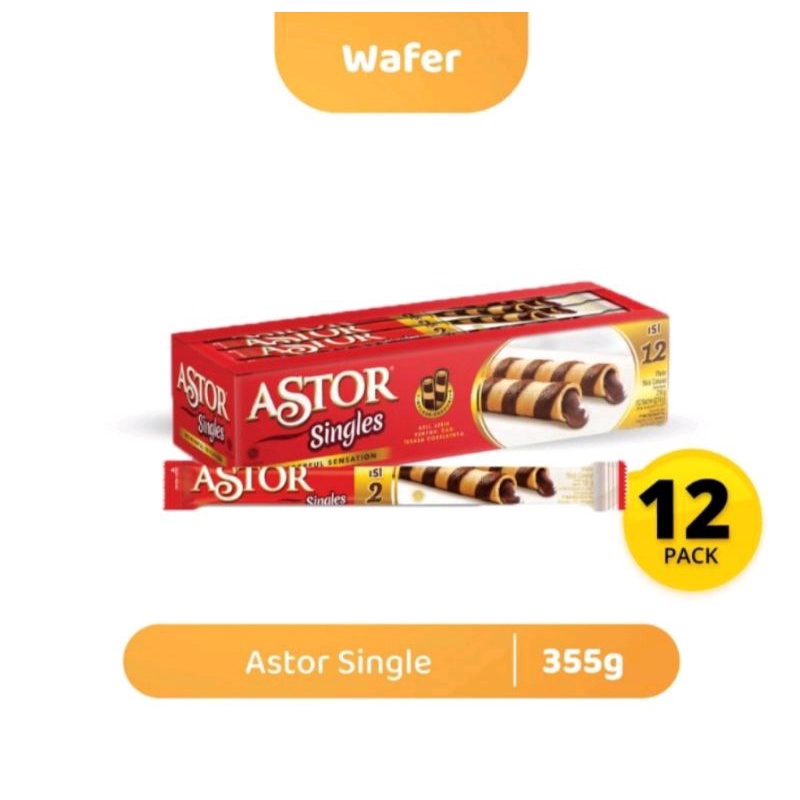 

Astor single 1 box isi 12 pcs @18gr