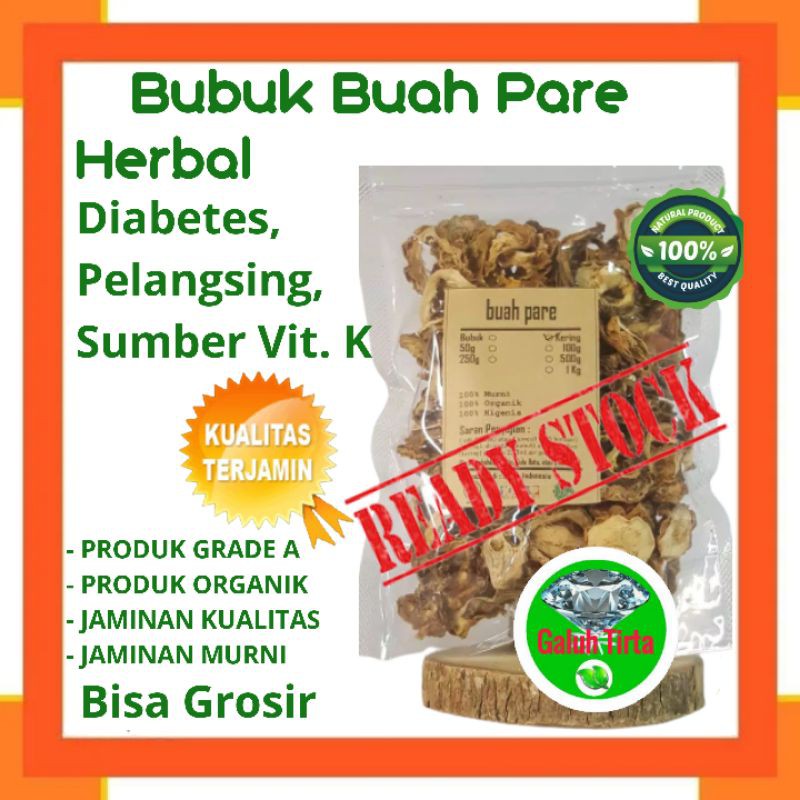 

BUAH PARE KERING 500 GRAM - MOMORDICA CHARANTIA - MURNI - JSR - REMPAH