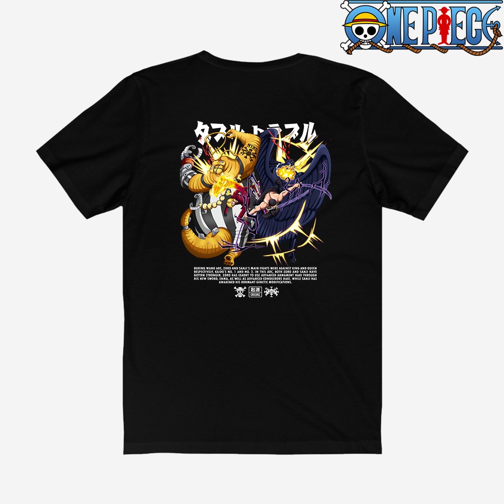 Kaos Zoro Sanji vs King Queen Wano Arc Anime One Piece 1289