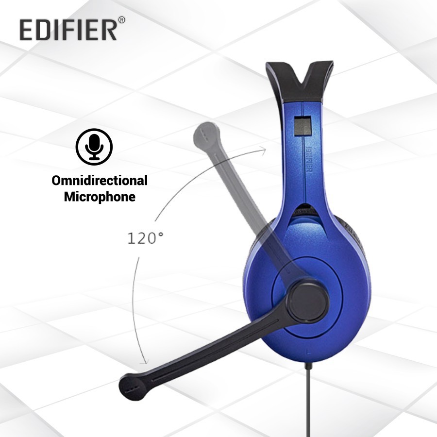 EDIFIER K800 Communicator &amp; Gaming Headphone - Hitam