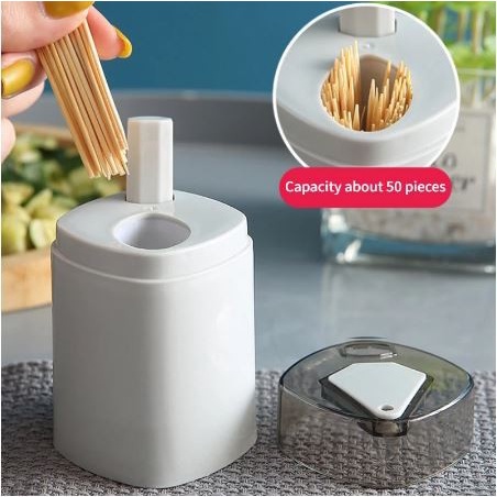 FUTAKO Tempat Tusuk Gigi Otomatis/Wadah Tusuk Gigi / Automatic Toothpick Holder Warna Hijau