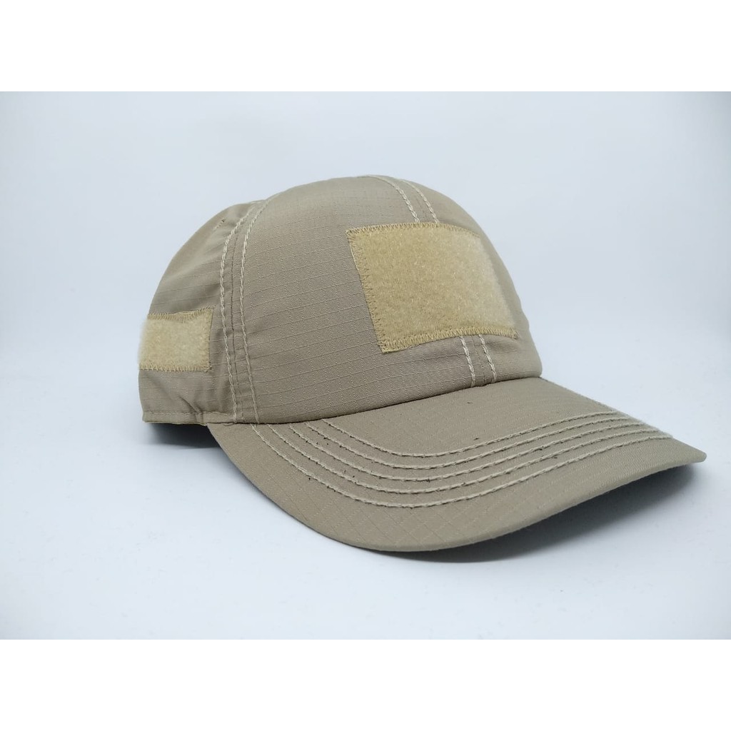 TOPI PRIA TOPI TACTICAL VELCRO ARMY