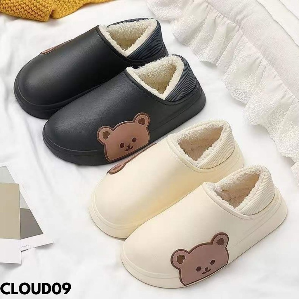 SANDAL BAIM INSOLE BULU-BULU MODEL TERBARU BAHAN RUBBER KOMBI BULU-BULU IMPORT CLOUD09