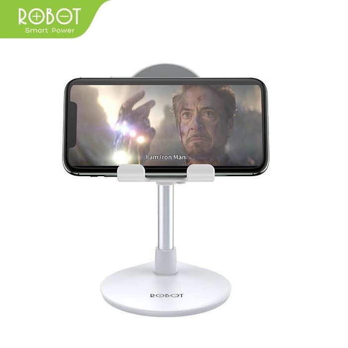 ROBOT RT-US05 Liftable &amp; Foldable Aluminum Alloy Universal Phone Holder Garansi 1 Tahun