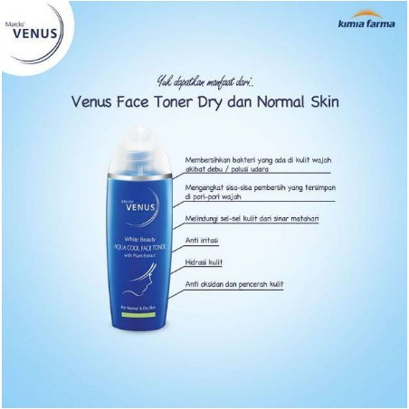 Venus Toner Dry Skin White Beuty / Oily skin