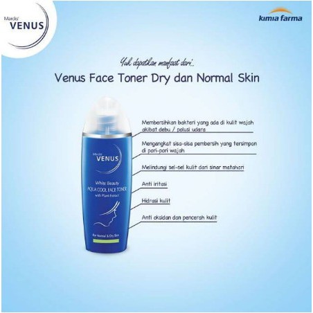 Venus Toner Dry Skin White Beuty / Oily skin